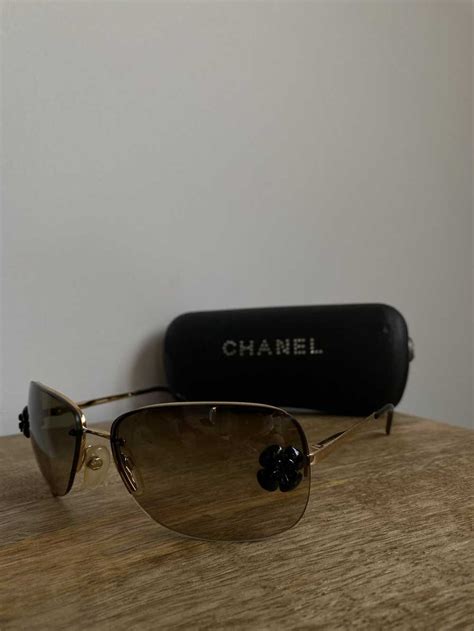 chanel sunglasses vintage 4135 c125 13 61015|CHANEL 4135 c.125/13 Camellia Sunglasses Logo 62 15 Brown .